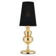 Step into design MT-8046-18 black gold Lampa stołowa QUEEN złoto czarna 18 cm