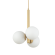 SIGMA 33605 Perla 3 lampa wisząca złoty,biały