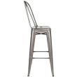 KING HOME KH010100967 Krzesło barowe TOWER BIG BACK 76 (Paris) metal