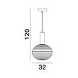 LUCES EXCLUSIVAS LE43679 BALAJU lampa wisząca