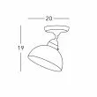 KOLARZ 731.10.69 NONNA lampa sufitowa