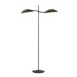 EMIBIG 1106/LP2 LAMPA PODŁOGOWA LOTUS LP2 BLACK/GOLD