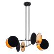 EMIBIG 1325/4 LAMPA WISZĄCA MOTIF 4 BLACK/GOLD