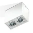 AZZARDO GM4204-WH-ALU / AZ1354 Eloy 2 (white/aluminium) Lampa sufitowa