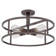 ELSTEAD New Harbor QZ-NEW-HARBOR-SF 4 Light Semi-Flush