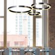Step into Design ST-8848-40+60+80 brass Lampa wisząca CIRCLE 40+60+80 LED mosiądz na 1 podsufitce