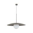 TK-LIGHTING 11347 SLATE NEW BROWN GLASS LAMPA WISZĄCA1XE27