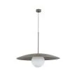 TK-LIGHTING 11347 SLATE NEW BROWN GLASS LAMPA WISZĄCA1XE27
