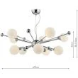 DAR URS2350 URSA 10LT PENDANT POL CHR/ OPAL