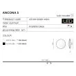 AZZARDO GW-8664S-WH / AZ2192 Ancona S (white) Lampa ścienna / kinkiet