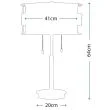 ELSTEAD LAGUNA QZ/LAGUNA/TL Table Lamp