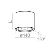 AQFORM 40222 TUBA 111 QRLED natynkowy
