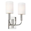 ELSTEAD Brianna FE-BRIANNA2-PN 2 Light Wall Light - Polished Nickel