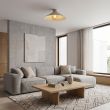 EMIBIG 1718/1M MONO 1M PLAFON MOKKA AMBER Lampa sufitowa