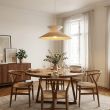 EMIBIG 1769/1 SOFTA 1 RATTAN WHITE Lampa wisząca