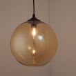 Step into Design ST-5012 amber Lampa wisząca LOVE BOMB bursztynowa 25 cm