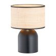 EMIBIG 1324/LN1 LAMPKA BIURKOWA ASPEN LN1 BLACK/RATTAN