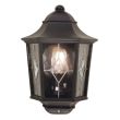 ELSTEAD NORFOLK NR7/2 BLK Half Lantern