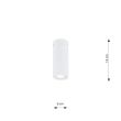 EMIBIG TECNO 1S WHITE Lampa sufitowa 1317/1S