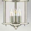ELSTEAD Gentry HK-GENTRY-P-S-PN 3 Light Small Pendant - Polished Nickel