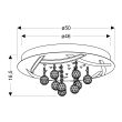 CANDELLUX A0016-160 KORFU LAMPA SUFITOWA PLAFON 50 30W LED CHROMOWY 4000K APETI