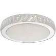 DAR AKE5008 AKELIA FLUSH LRG ACRYLIC STAINLESS STEEL LED