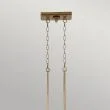 ELSTEAD Emery QZ-EMERY3P-WS 3 Light Island Chandelier - Weathered Brass