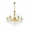 KOLARZ 1301.85.3.SPT PISANI CRYSTAL żyrandol złoto 24K