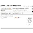 AZZARDO AZ2738 Adamo Midst Diamond (white)