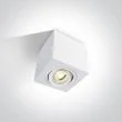 ONE LIGHT 12105AC/W Langadas biała oprawa sufitowa z oprawką GU10 MR16 10W