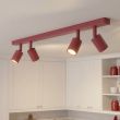EMIBIG 1704/4 FLASH 4 BURGUNDY Lampa sufitowa