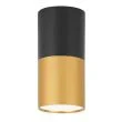 CANDELLUX 2281728 LAMPA SUFITOWA TUBA 1X15W GU10 5,8/12 CZARNO ZŁOTA