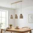 EMIBIG 1627/3 VIGO 3 MOKKA LAMPA WISZĄCA
