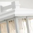 ELSTEAD Beacon Square KL-BEACON-SQUARE-S-WHT 1 Light Wall Lantern