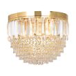 ZUMALINE FC19003/5 CHARLOTTE LAMPA SUFITOWA ZŁOTA/GOLD