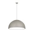 ANTIGO Lampa wisząca Gandra 60x30 - Platyna mat 5026