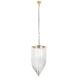 Step into design DP0339-400 gold Lampa wisząca WAVE złota 40 cm