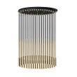 ANTIGO Lampa wisząca Lara 35 - Mosiądz polerowany-czarna (420 mm) 8348