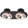 RENDL R13243 SHARM R II wpuszczana czarna miedź/miedź 230V LED 2x10W 24° 3000K