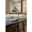 ELSTEAD Provence Element PV-ELEMENT-GAB 1 Light Mini Table Lamp - Dark Grey/Aged Brass