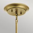 ELSTEAD Waverly KL-WAVERLY-MP-NBR 1 Light Mini Pendant - Natural Brass