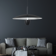 LIGHT PRESTIGE LP-0408/1P L BK Lampa wisząca Ufo L czarna LED CCT