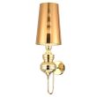 Step into design MB-8046-18 gold Lampa ścienna QUEEN złota 18 cm