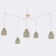 EMIBIG 1624/5 KRU 5 MOKKA LAMPA WISZĄCA