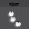 EMIBIG 711/3PREM LAMPA WISZĄCA COSMO 3 BL PREMIUM TRANSPARENT