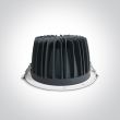 ONE LIGHT 10160CA/W/C Peplos 4 biała wpuszczana oprawa typu downlight LED 4000K 60W