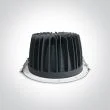 ONE LIGHT 10160CA/W/C Peplos 4 biała wpuszczana oprawa typu downlight LED 4000K 60W