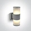 WYPRZEDAŻ ONE LIGHT 67098/G Lauria K2 szara lampa ogrodowa 2x20W E27 IP54