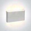 ONE LIGHT 67376A/W/W Koutsi 2 biały zewnętrzny kinkiet góra - dół SMD 2835,3000K 2x6W