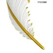 MOOSEE MSE010100388 MOOSEE lampa ścienna PIÓRKO biała / złota